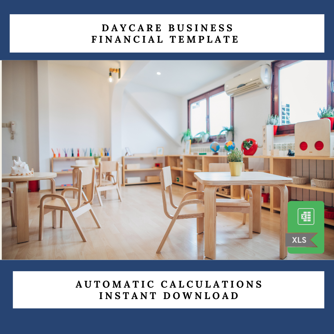 Daycare Financial Planner Excel Template