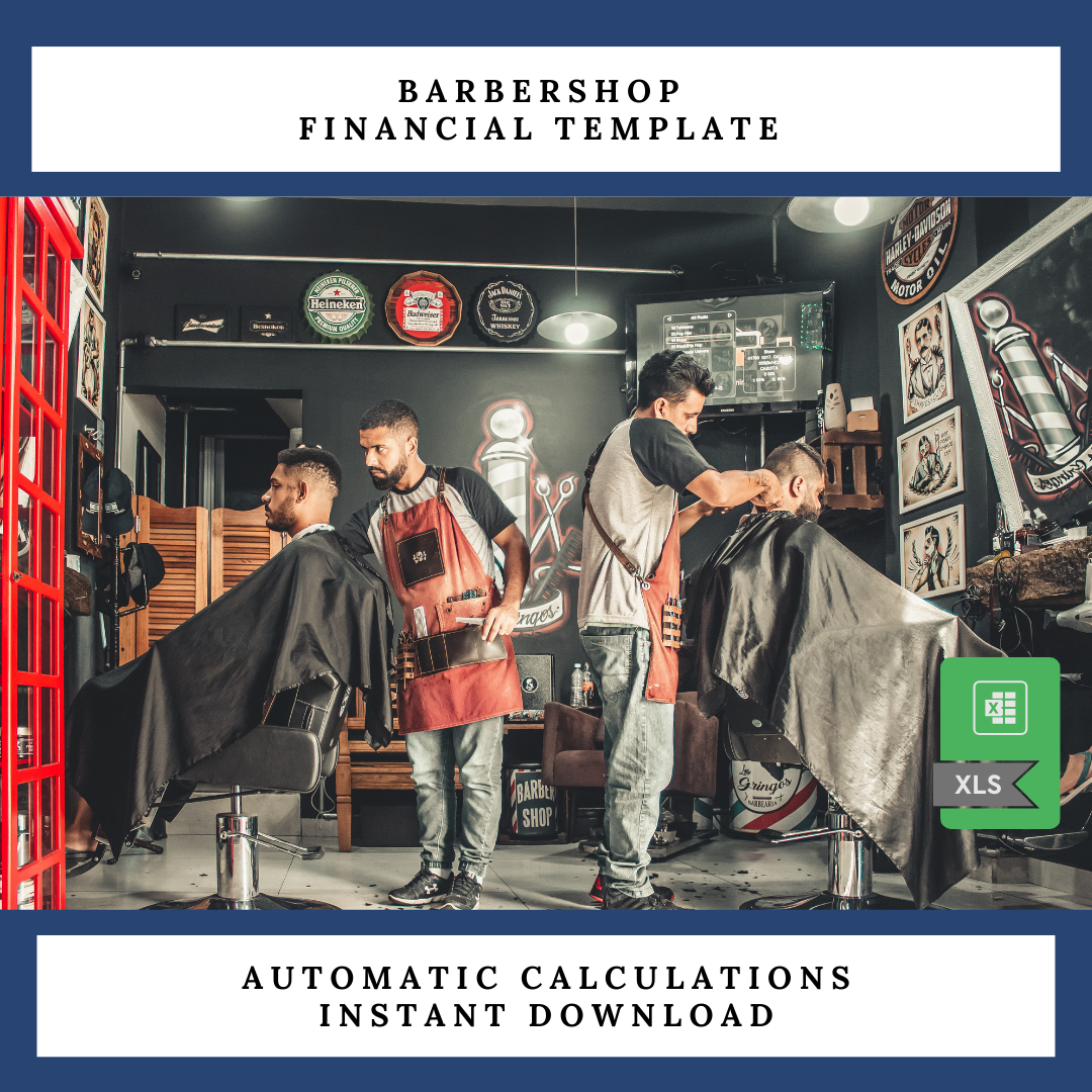 Barbershop Excel Financial Forecast Template