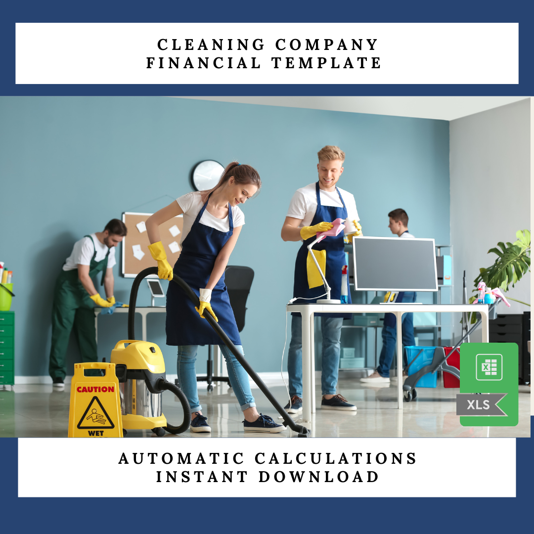 Cleaning Company Financial Template