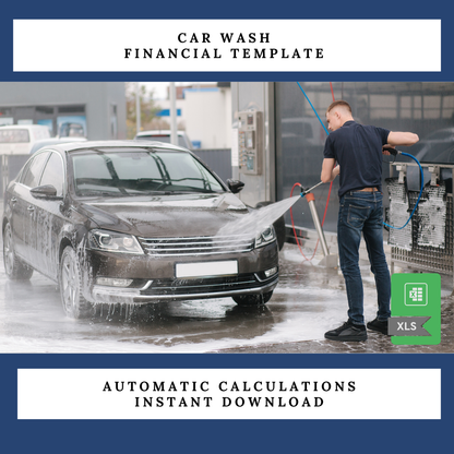 Car Wash Financial Projections Template