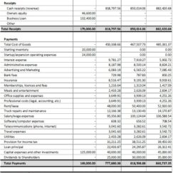 Trucking Company Excel Financial, cash flow statement